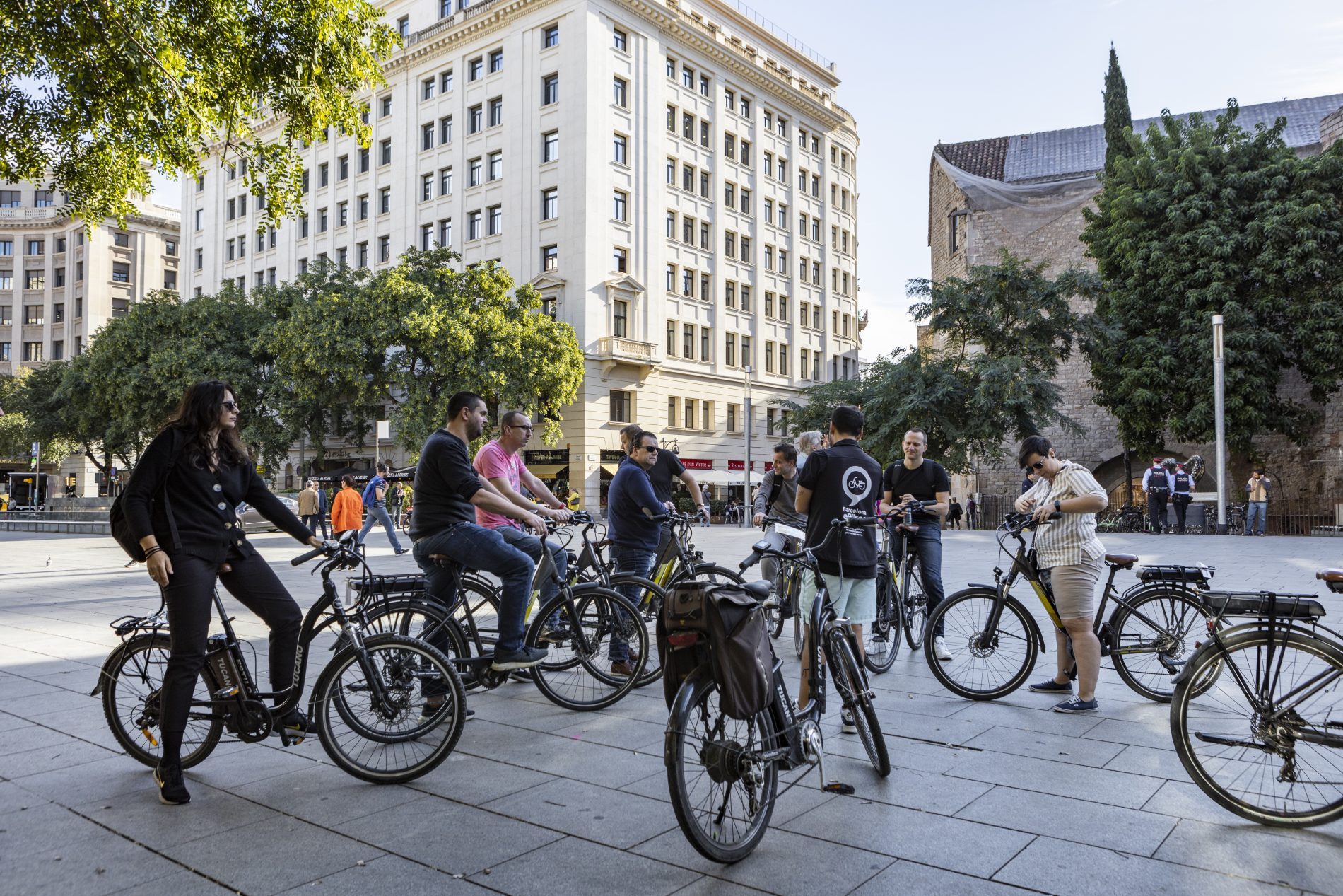 Bike tour as part of incentive events Barcelona